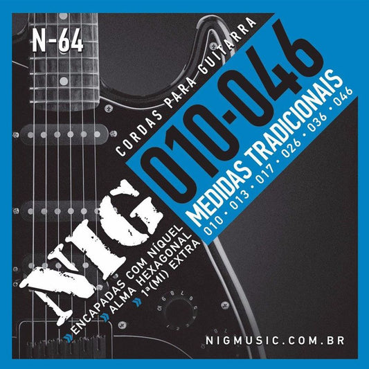 Encordoamento Guitarra Nig N64 010